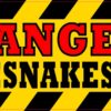 Danger Rattlesnakes Inside Magnet