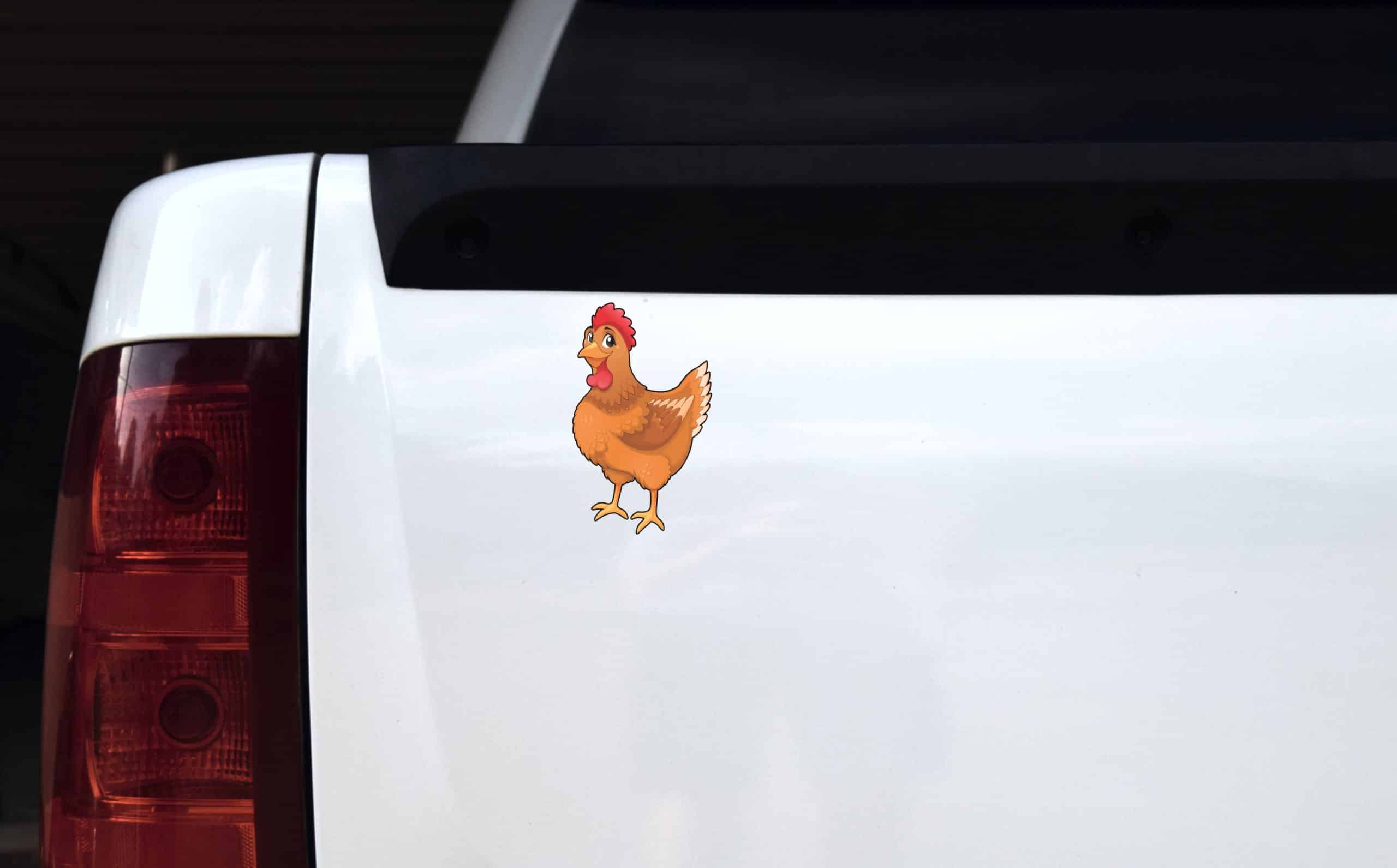 StickerTalk Buff Orpington Chicken Vinyl Sticker, 3 inches x 5 inches - Image 4