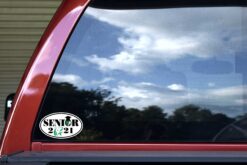 Face Mask Green Bear Senior 2021 Vinyl Sticker