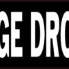 Package Drop Box Permanent Vinyl Sticker