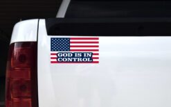 American Flag God Is in Control Magnet