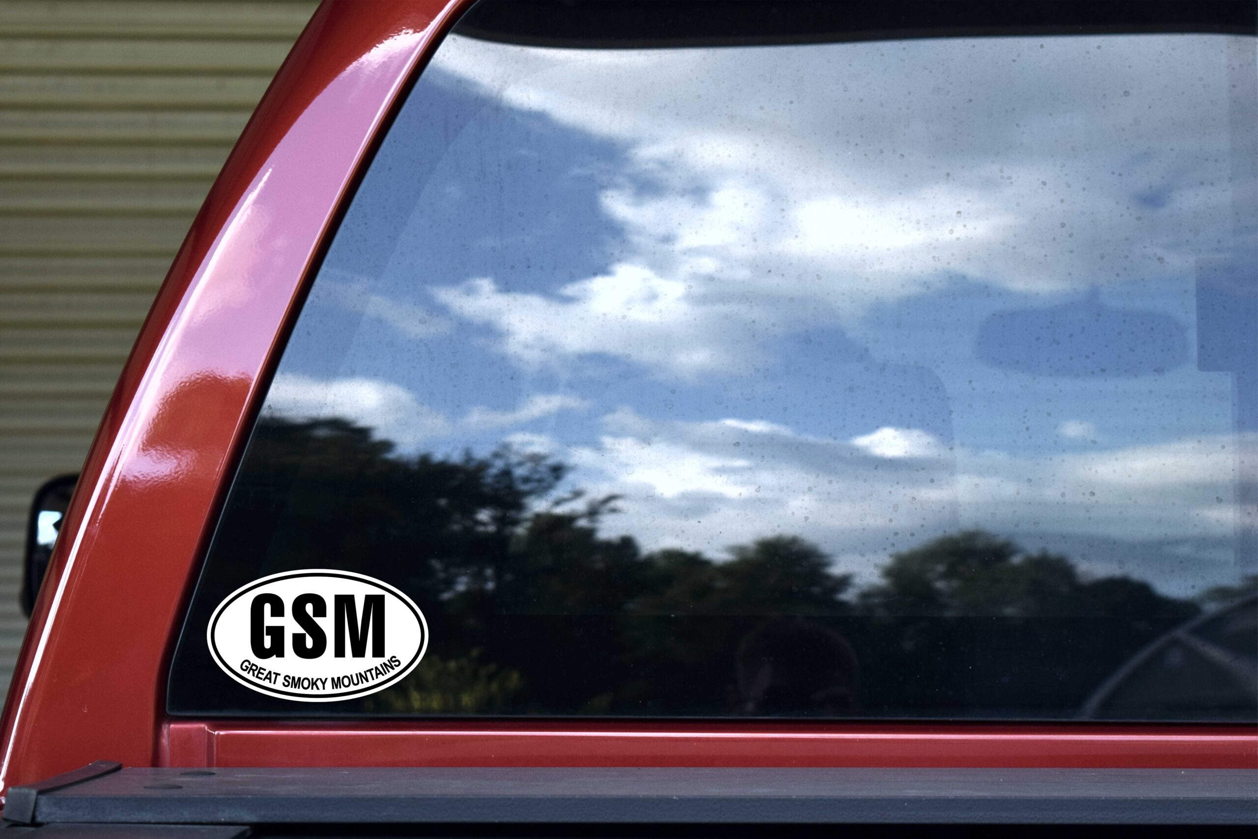 Oval Great Smoky Mountains Vinyl Sticker
