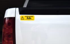 Flatbed Tow Only Vinyl Stickers