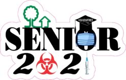 Biohazard Senior 2021 Vinyl Sticker
