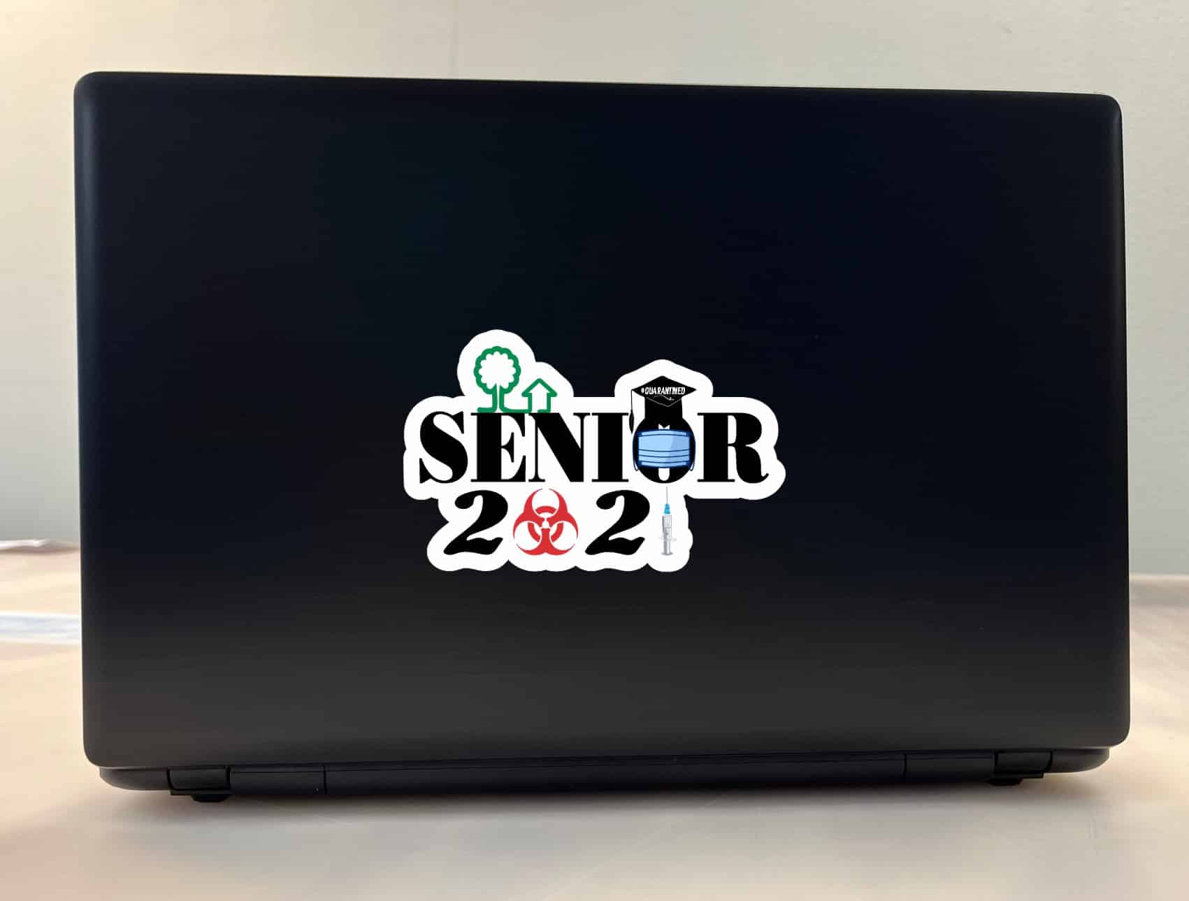 StickerTalk Biohazard Senior 2021 Vinyl Sticker, 5 inches x 3 inches - Image 4