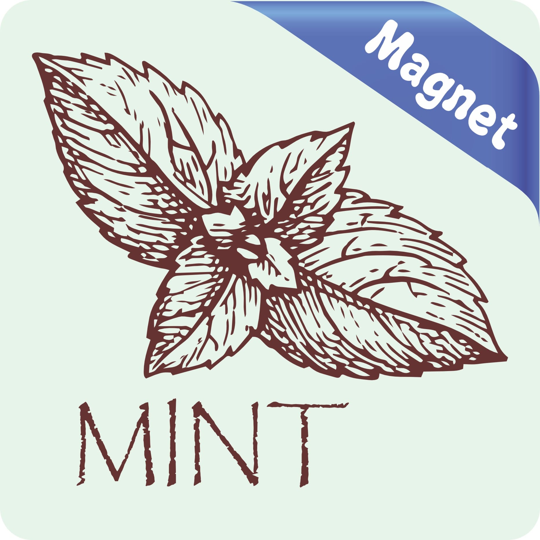 StickerTalk Mint Magnet, 3 inches x 3 inches - Image 2