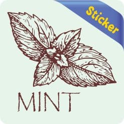 Alternative view of StickerTalk Mint Vinyl Sticker, 3 inches x 3 inches