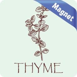 Alternative view of StickerTalk Thyme Magnet, 3 inches x 3 inches