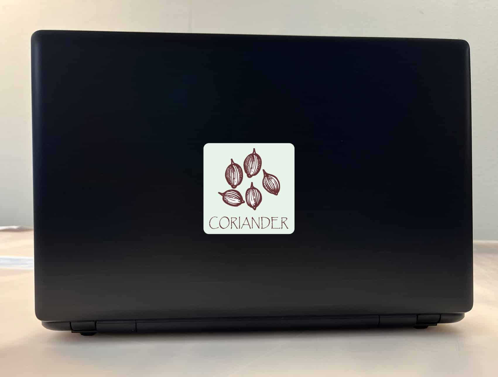 StickerTalk Coriander Vinyl Sticker, 3 inches x 3 inches - Image 3