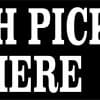 StickerTalk Porch Pick Up Here Magnet, 10 inches x 3 inches