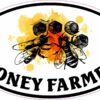 Oval Honey Farmer Vinyl Sticker