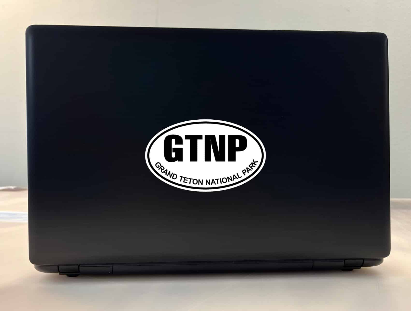 StickerTalk Oval Grand Teton National Park Vinyl Sticker, 5 inches x 3 inches - Image 3