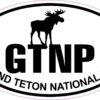 Moose Oval Grand Teton National Park Vinyl Sticker