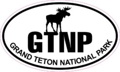 Moose Oval Grand Teton National Park Vinyl Sticker