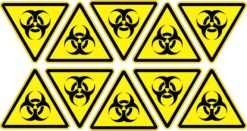 Biohazard Vinyl Stickers