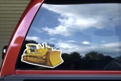 Bulldozer Vinyl Sticker