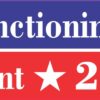 Any Functioning Adult President 2024 Vinyl Sticker