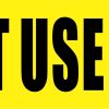 StickerTalk Do Not Use Forks Magnet, 8 inches x 2 inches