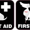 Animal First Aid Vinyl Stickers