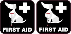 Animal First Aid Vinyl Stickers
