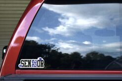 Blue Cougar Senior 2022 Vinyl Sticker