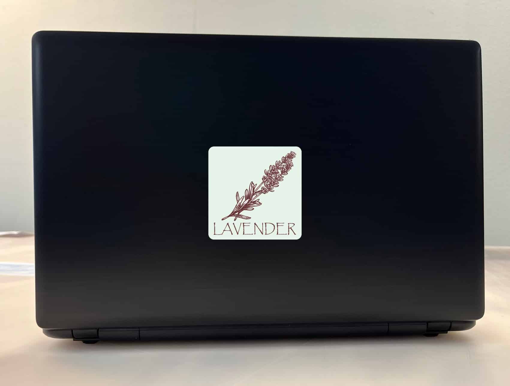 StickerTalk Lavender Vinyl Sticker, 3 inches x 3 inches - Image 4