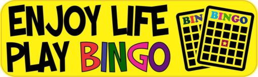 Enjoy Life Play Bingo Magnet