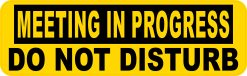 Meeting in Progress Sticker