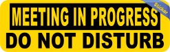 Meeting in Progress Sticker