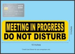 Meeting in Progress Magnet