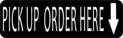 Down Arrow Pick Up Order Here Magnet