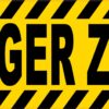 Danger Zone Vinyl Sticker