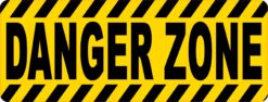 Danger Zone Vinyl Sticker