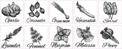 Garden Label Vinyl Stickers