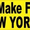 Dont Make Florida New York Vinyl Sticker