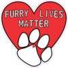 Furry Lives Matter Vinyl Sticker
