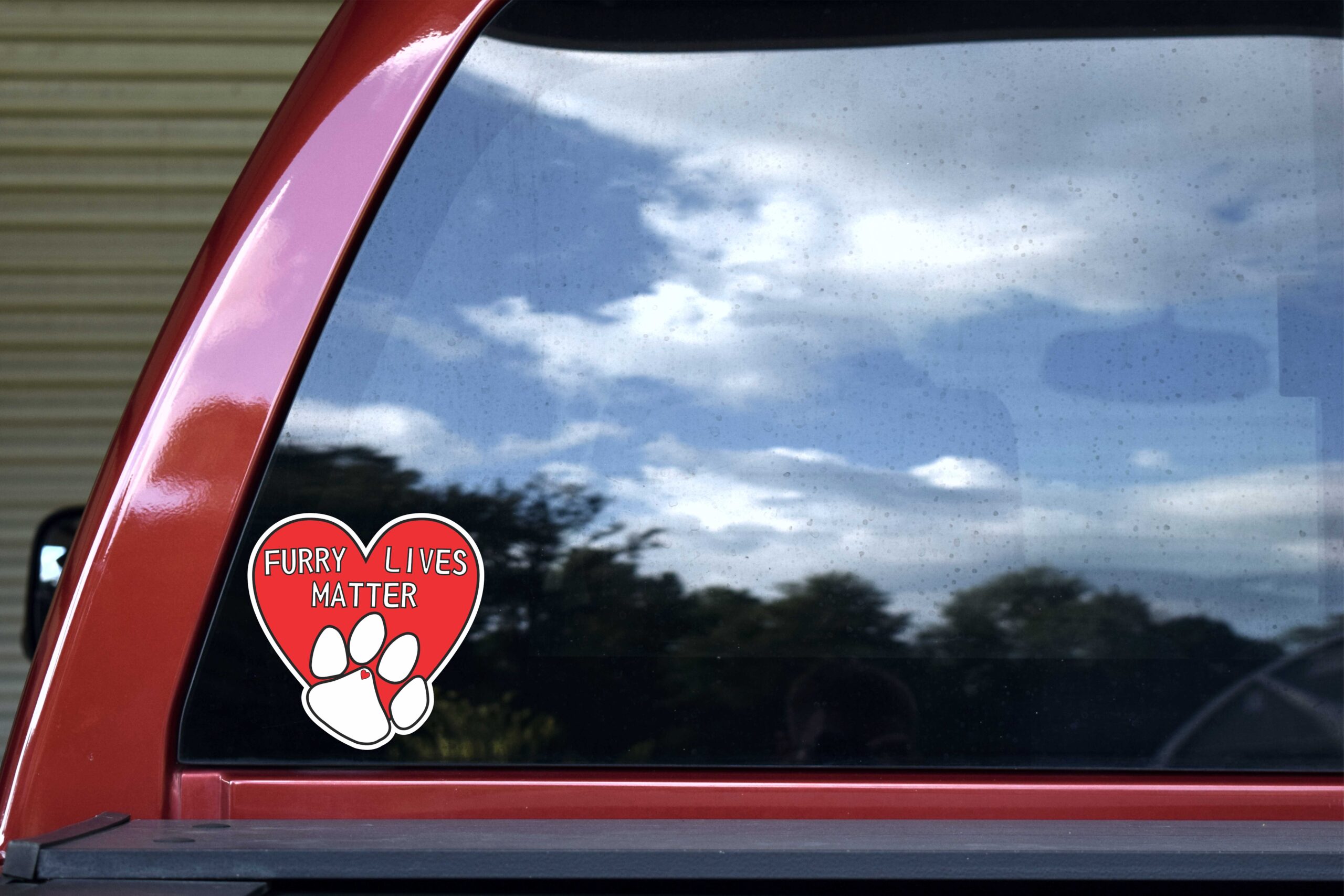 Furry Lives Matter Vinyl Sticker