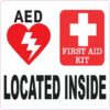 AED and First Aid Kit Located Inside Magnet