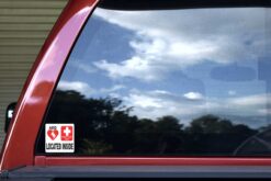 AED and First Aid Kit Located Inside Vinyl Stickers