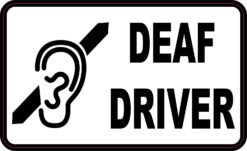 Deaf Driver Magnet