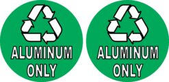 Aluminum Only Vinyl Stickers