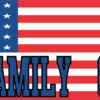 God Family Country USA Flag Vinyl Sticker