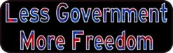 Less Government More Freedom Magnet