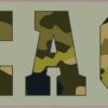 Camouflage Peace Magnet