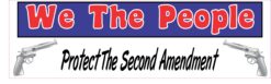 Protect The Second Amendment Vinyl Sticker