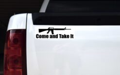 Come and Take It Rifle Vinyl Sticker