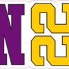 Purple and Yellow Senior 2022 Vinyl Sticker