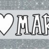 Gray Just Married Magnet