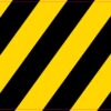 Caution Stripes Vinyl Sticker