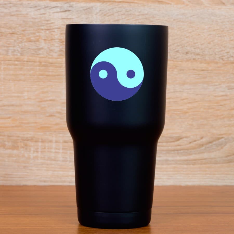 StickerTalk Yin Yang Vinyl Stickers, 1 sheet of 2 stickers, 2 in - Image 7